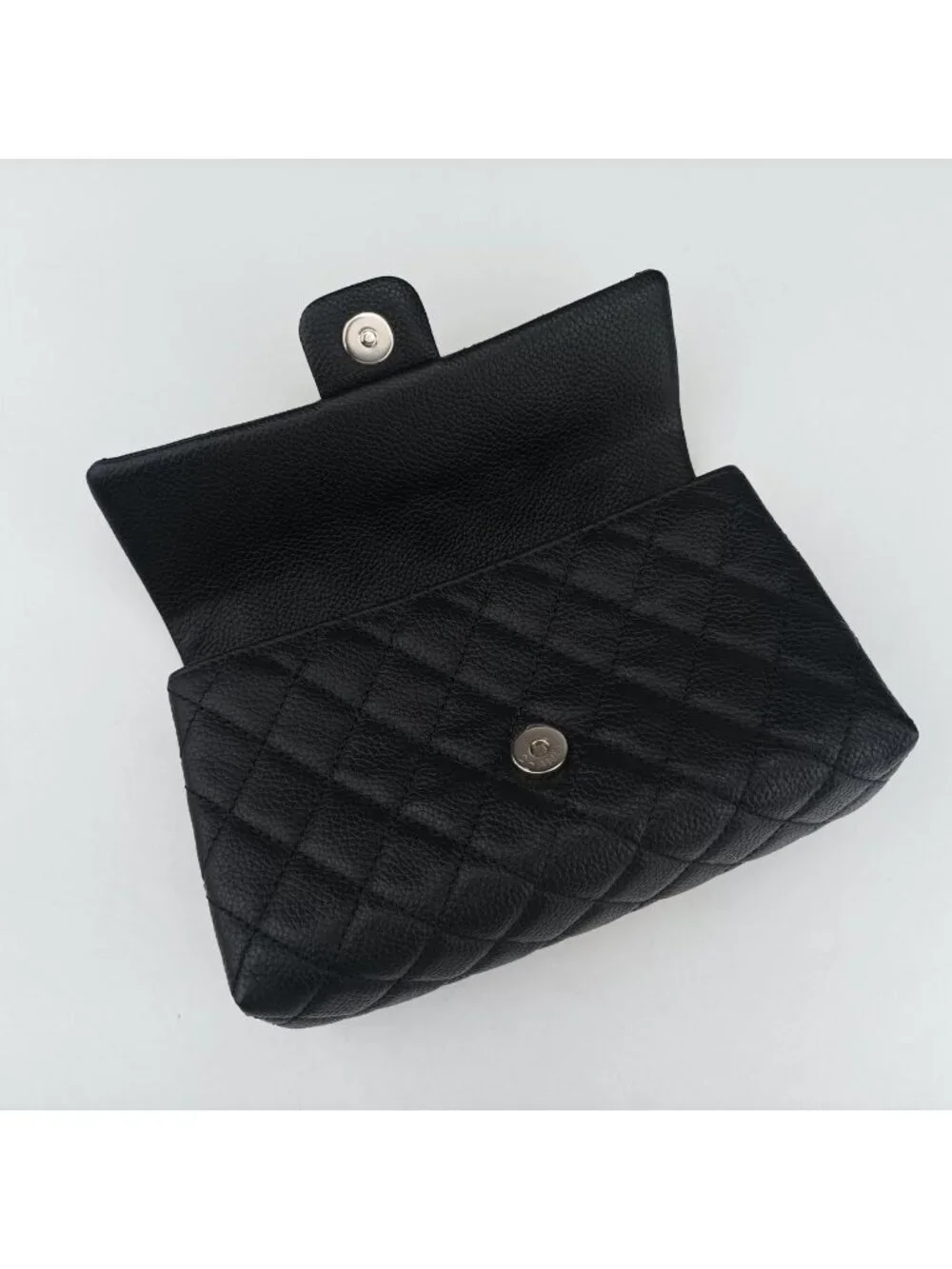 Chanel Quilted 2.55 Black Leather Handbag